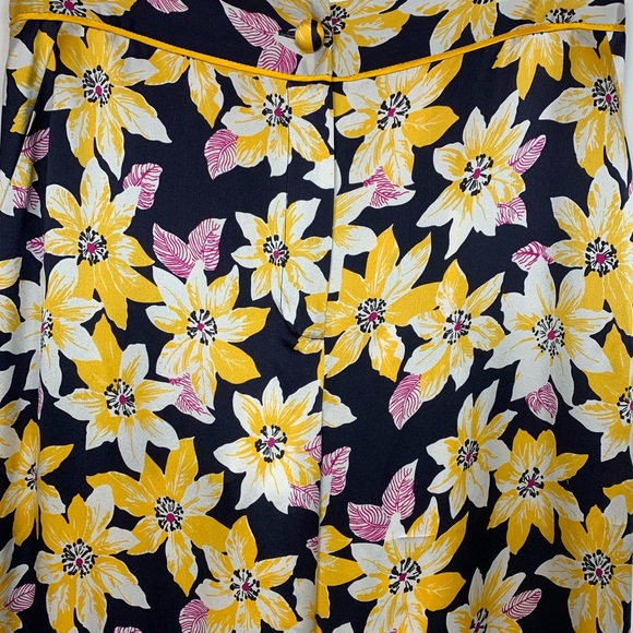 NWT Cinq a Sept Margot Floral Silk Wide-Leg Pant - Picture 5 of 6